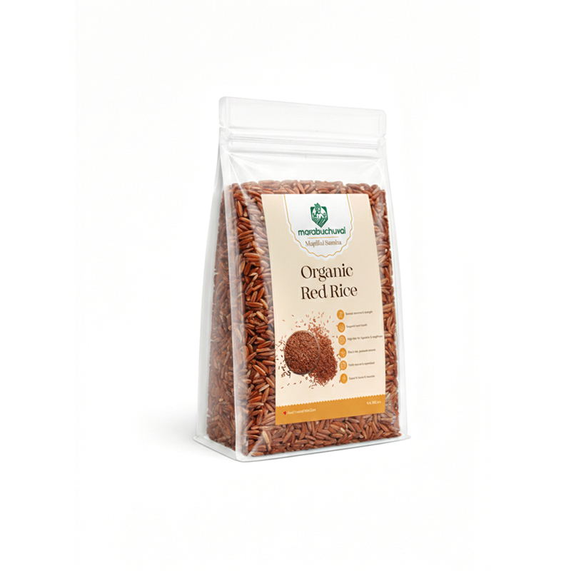 Mappillai Samba Rice – Traditional Unpolished Red Rice for Everyday Cooking